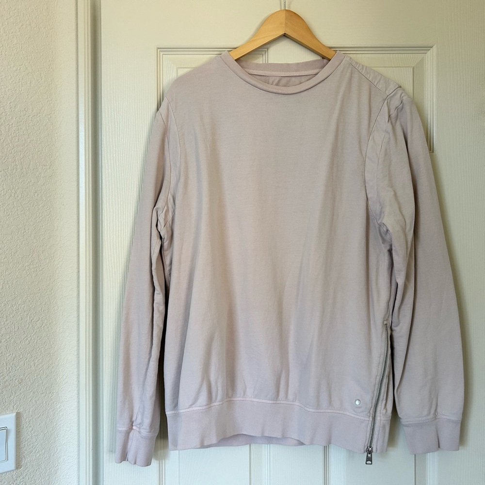 All Saints Light Beige Crewneck Sweater